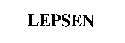 Trademark Logo LEPSEN