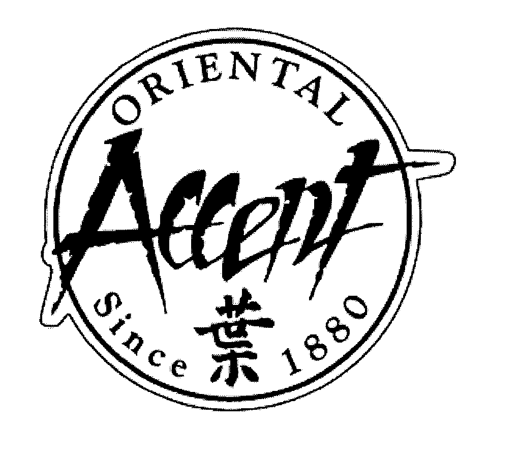 Trademark Logo ORIENTAL ACCENT SINCE 1880