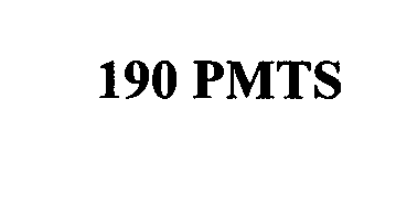 Trademark Logo 190 PMTS