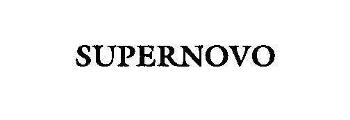 Trademark Logo SUPERNOVO
