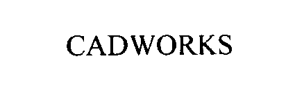 Trademark Logo CADWORKS