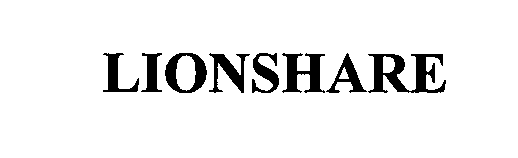 Trademark Logo LIONSHARE
