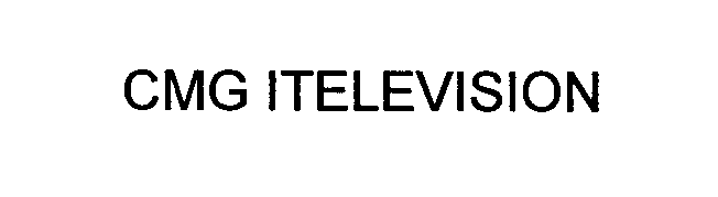 Trademark Logo CMG ITELEVISION