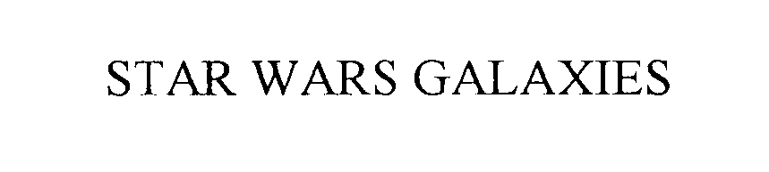 Trademark Logo STAR WARS GALAXIES