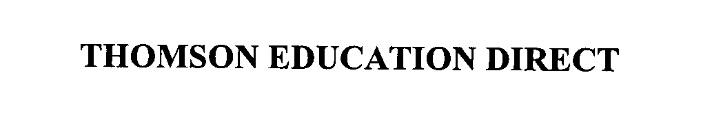 Trademark Logo THOMSON EDUCATION DIRECT
