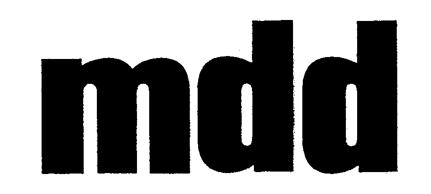 Trademark Logo MDD