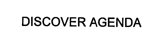Trademark Logo DISCOVER AGENDA