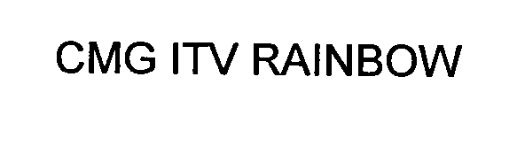 Trademark Logo CMG ITV RAINBOW