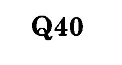 Trademark Logo Q40