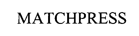 Trademark Logo MATCHPRESS
