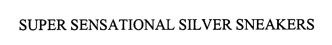 Trademark Logo SUPER SENSATIONAL SILVER SNEAKERS