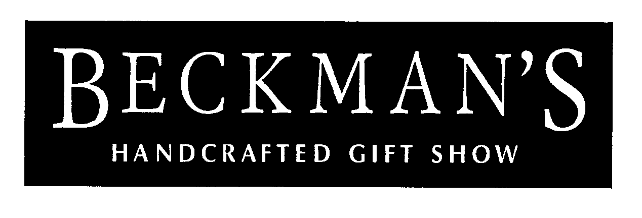 Trademark Logo BECKMAN'S HANDCRAFTED GIFT SHOW