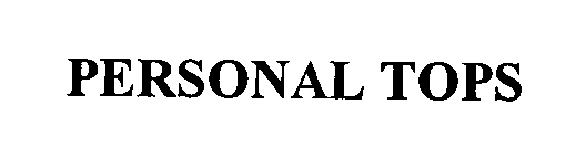 Trademark Logo PERSONAL TOPS