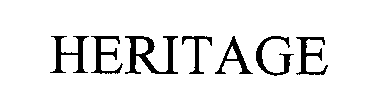 Trademark Logo HERITAGE