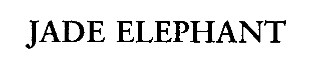 Trademark Logo JADE ELEPHANT