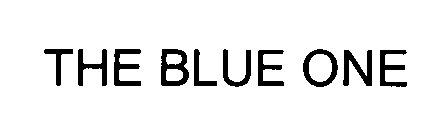 Trademark Logo THE BLUE ONE