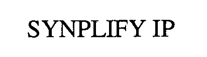 Trademark Logo SYNPLIFY IP