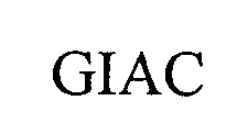 Trademark Logo GIAC