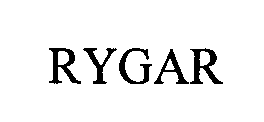 Trademark Logo RYGAR