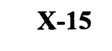 Trademark Logo X-15
