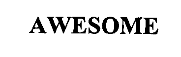 Trademark Logo AWESOME