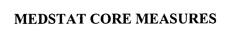  MEDSTAT CORE MEASURES