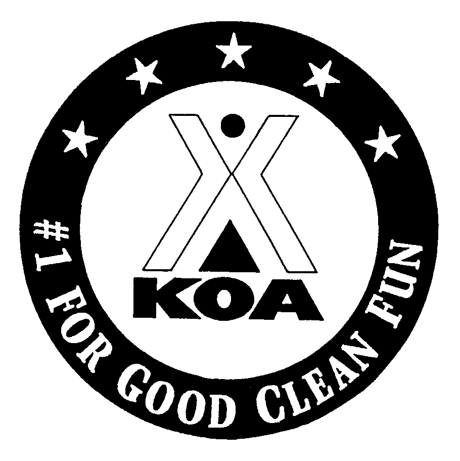 Trademark Logo KOA #1 FOR GOOD CLEAN FUN