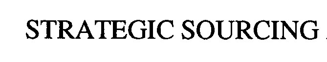 Trademark Logo STRATEGIC SOURCING AND DESIGN