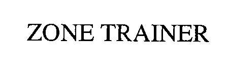 Trademark Logo ZONE TRAINER