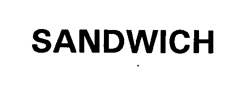Trademark Logo SANDWICH