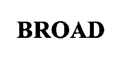 Trademark Logo BROAD