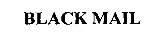 Trademark Logo BLACK MAIL