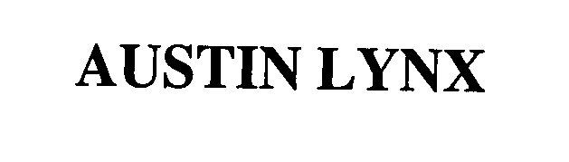 Trademark Logo AUSTIN LYNX