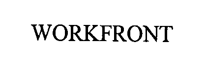 Trademark Logo WORKFRONT
