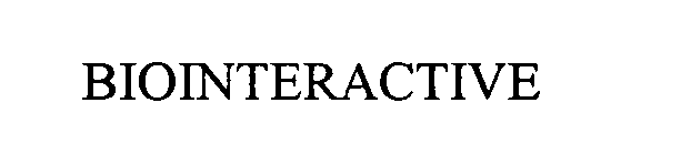 Trademark Logo BIOINTERACTIVE