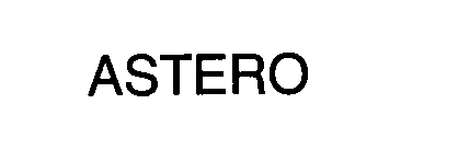 Trademark Logo ASTERO