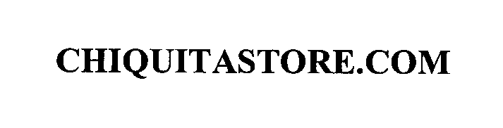 Trademark Logo CHIQUITASTORE.COM