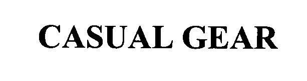 Trademark Logo CASUAL GEAR