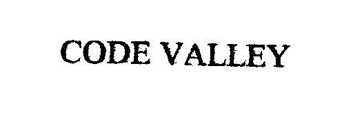 Trademark Logo CODE VALLEY