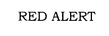 Trademark Logo RED ALERT