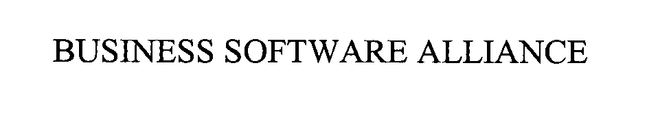  BUSINESS SOFTWARE ALLIANCE