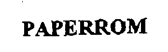 Trademark Logo PAPERROM