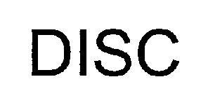 Trademark Logo DISC