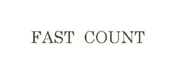 Trademark Logo FAST COUNT