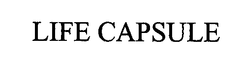 Trademark Logo LIFE CAPSULE
