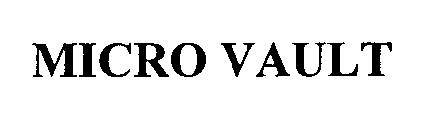 Trademark Logo MICRO VAULT