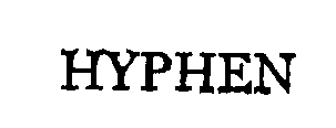 Trademark Logo HYPHEN