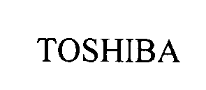 Trademark Logo TOSHIBA
