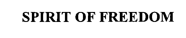 Trademark Logo SPIRIT OF FREEDOM
