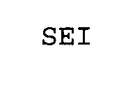 Trademark Logo SEI